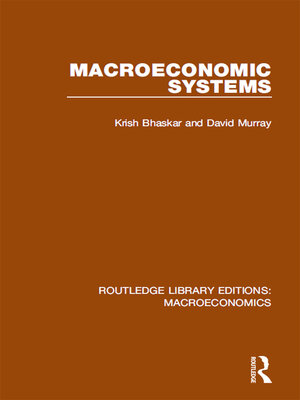 cover image of Macroeconomic Systems